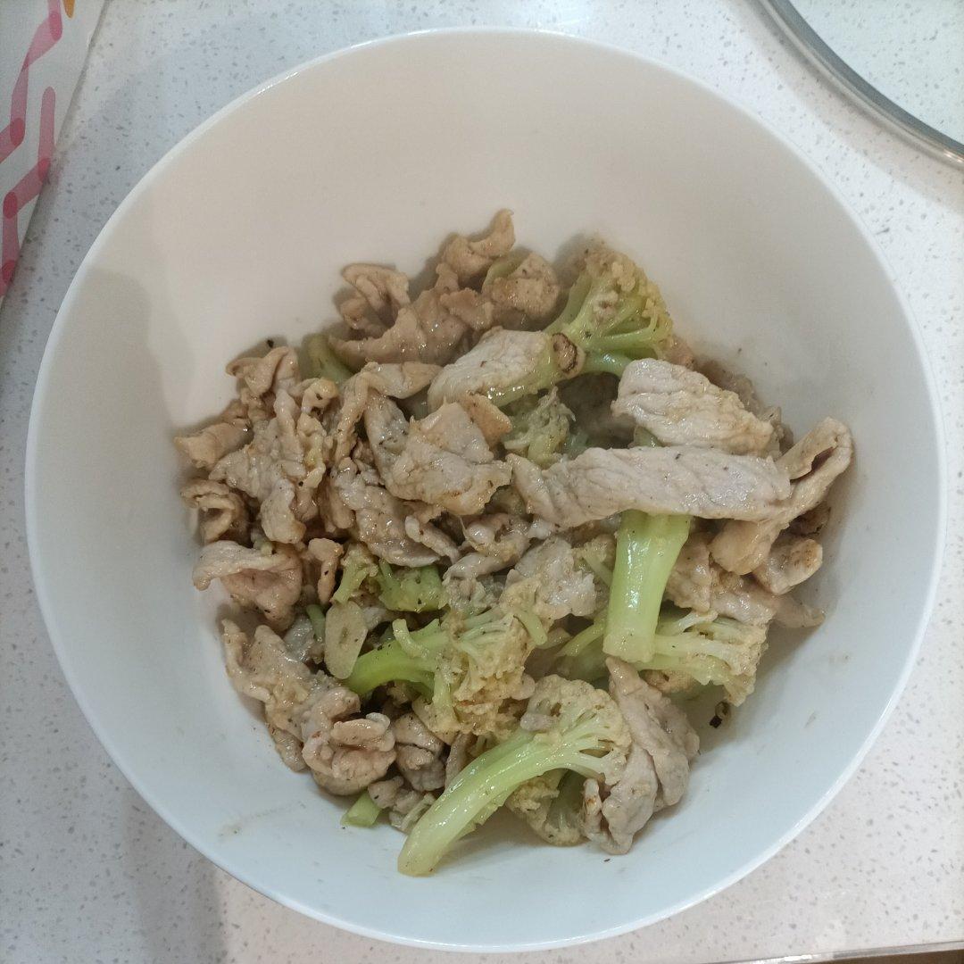 0失败菜花炒肉