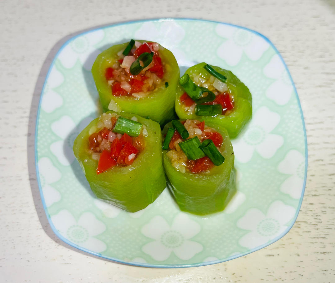 蒜蓉蒸丝瓜