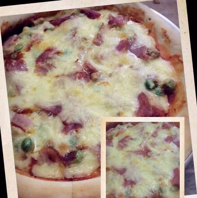 芝士培根火腿披萨Pizza