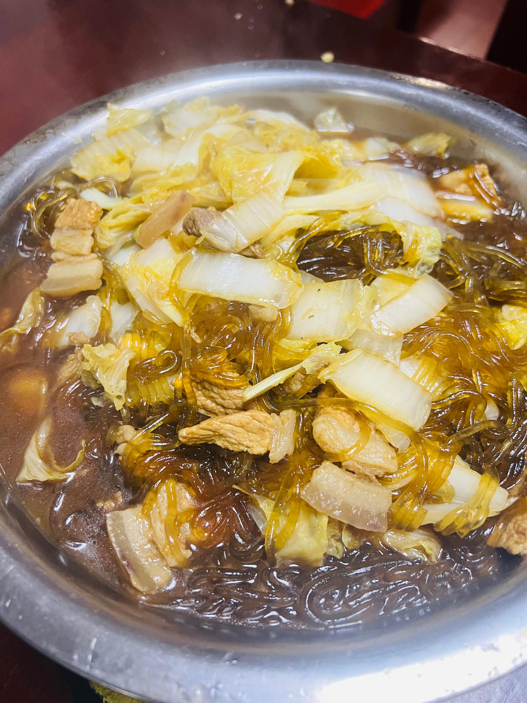 猪肉白菜炖粉条