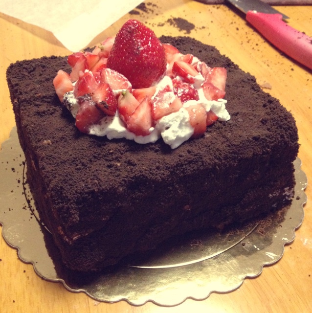 奥利奥水果奶油蛋糕