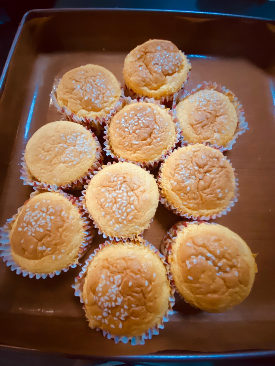 肉松拔丝小蛋糕