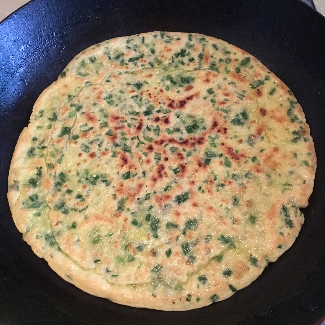 韭菜鸡蛋煎饼