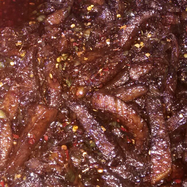 自制麻辣牛肉干