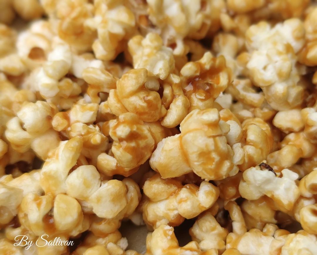 一招搞定小朋友的黄油焦糖爆米花，简单又好吃