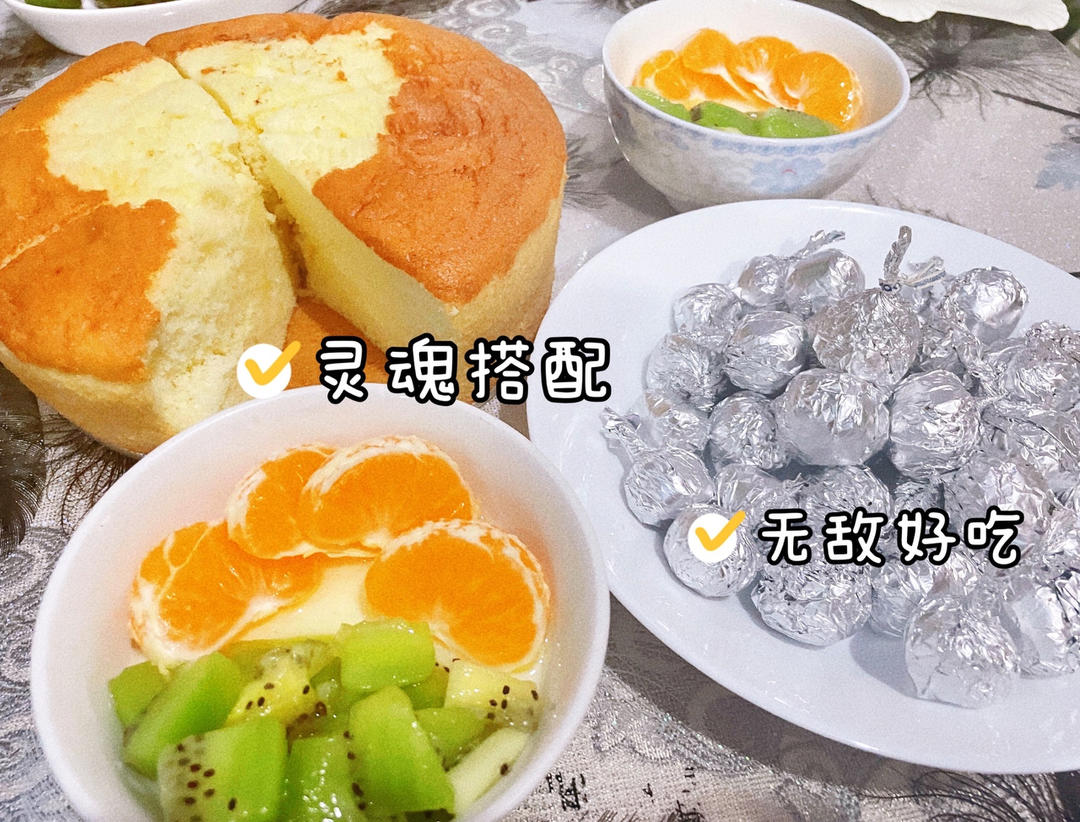 烤箱做蛋糕（戚风蛋糕的做法）