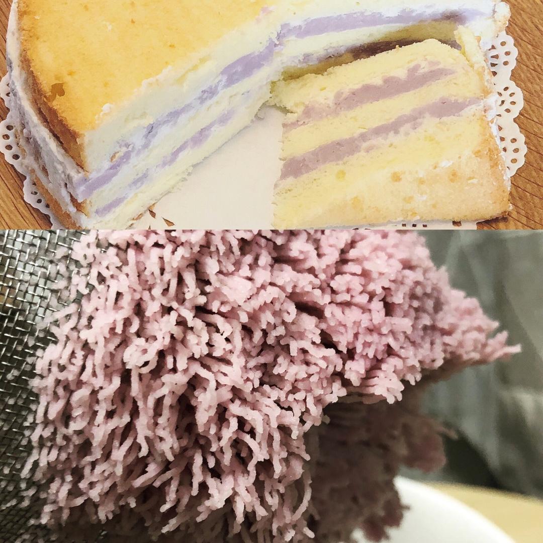 仿台湾不二家的真芋头蛋糕（Taro cake）