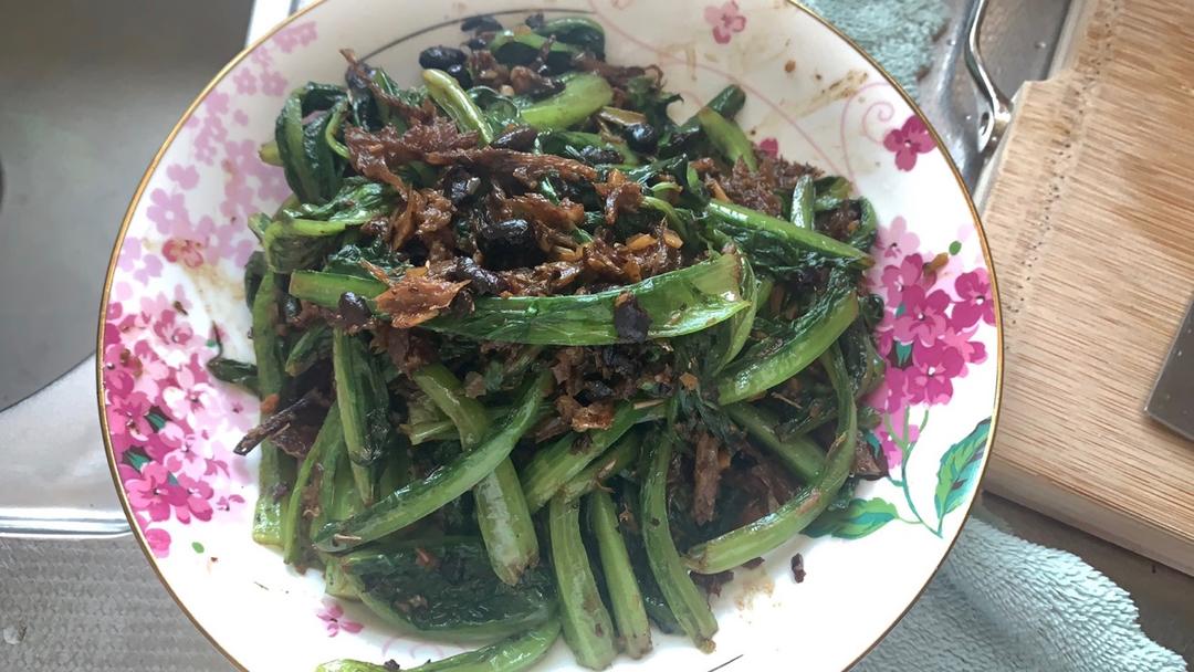 豆豉鲮鱼油麦菜