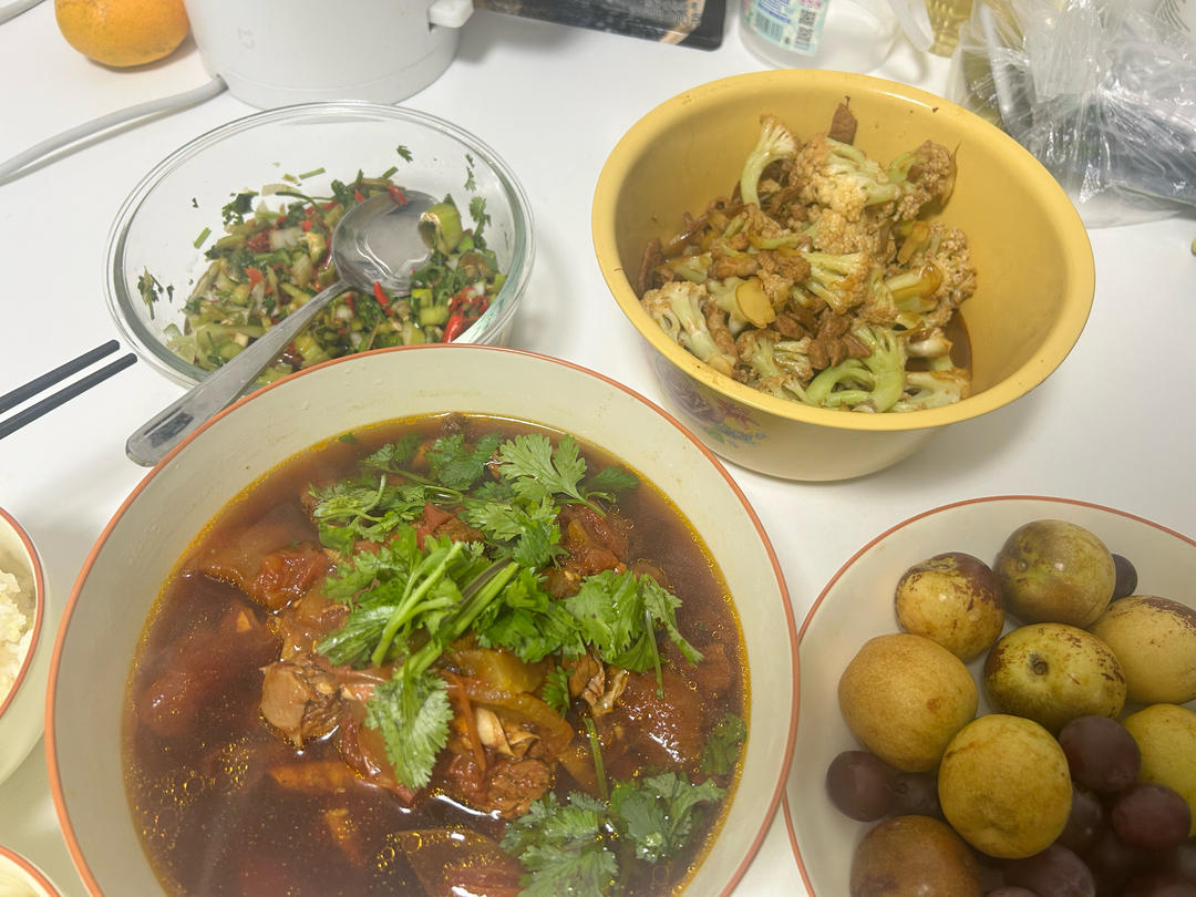 家常素炒菜花，清脆！