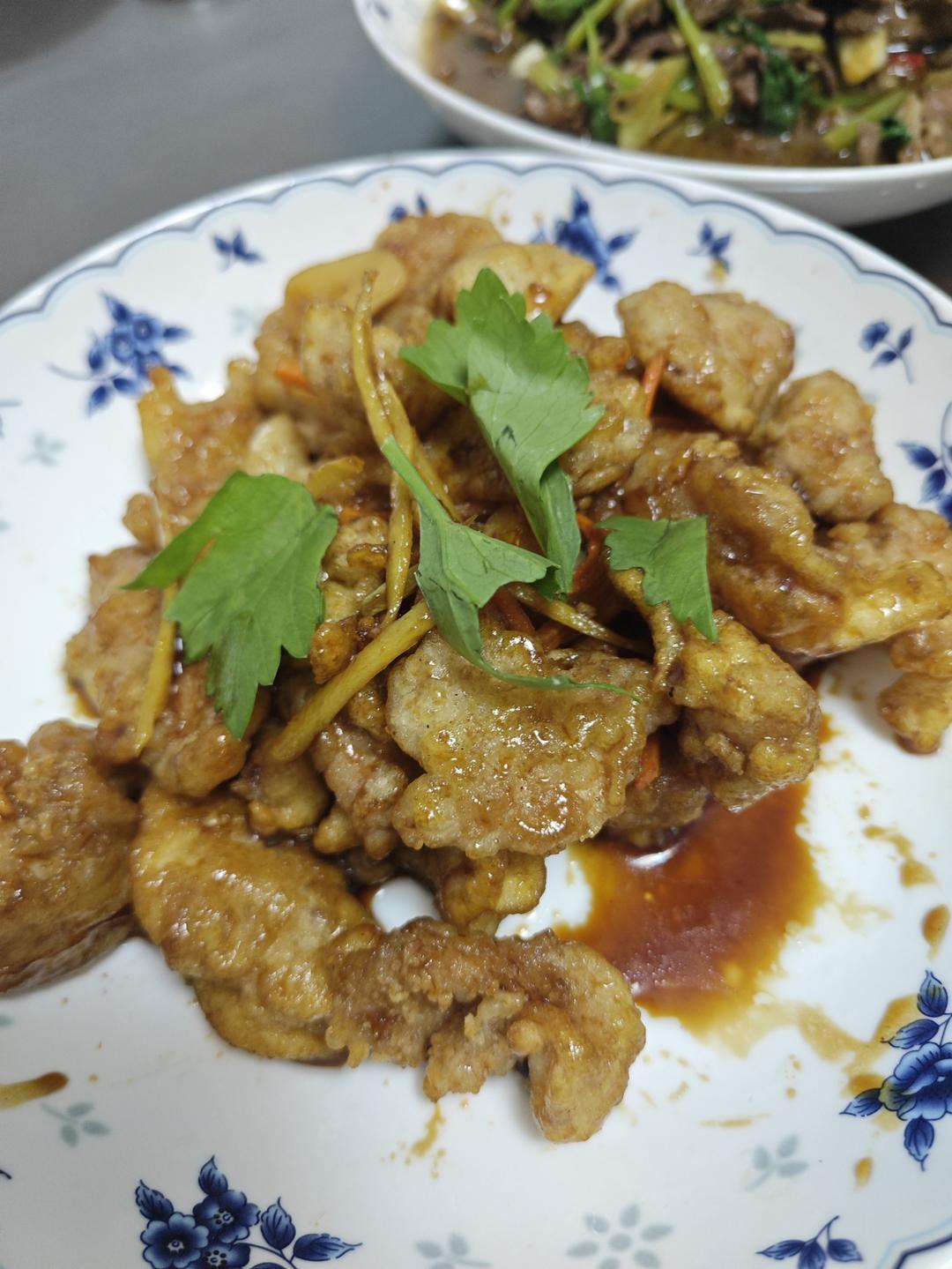 玉米淀粉做锅包肉