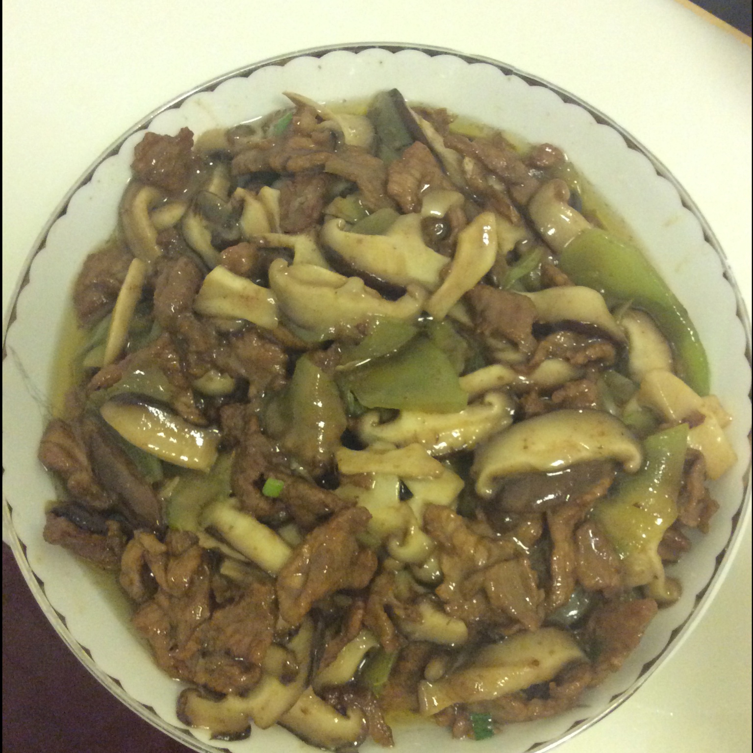 香菇炒肉
