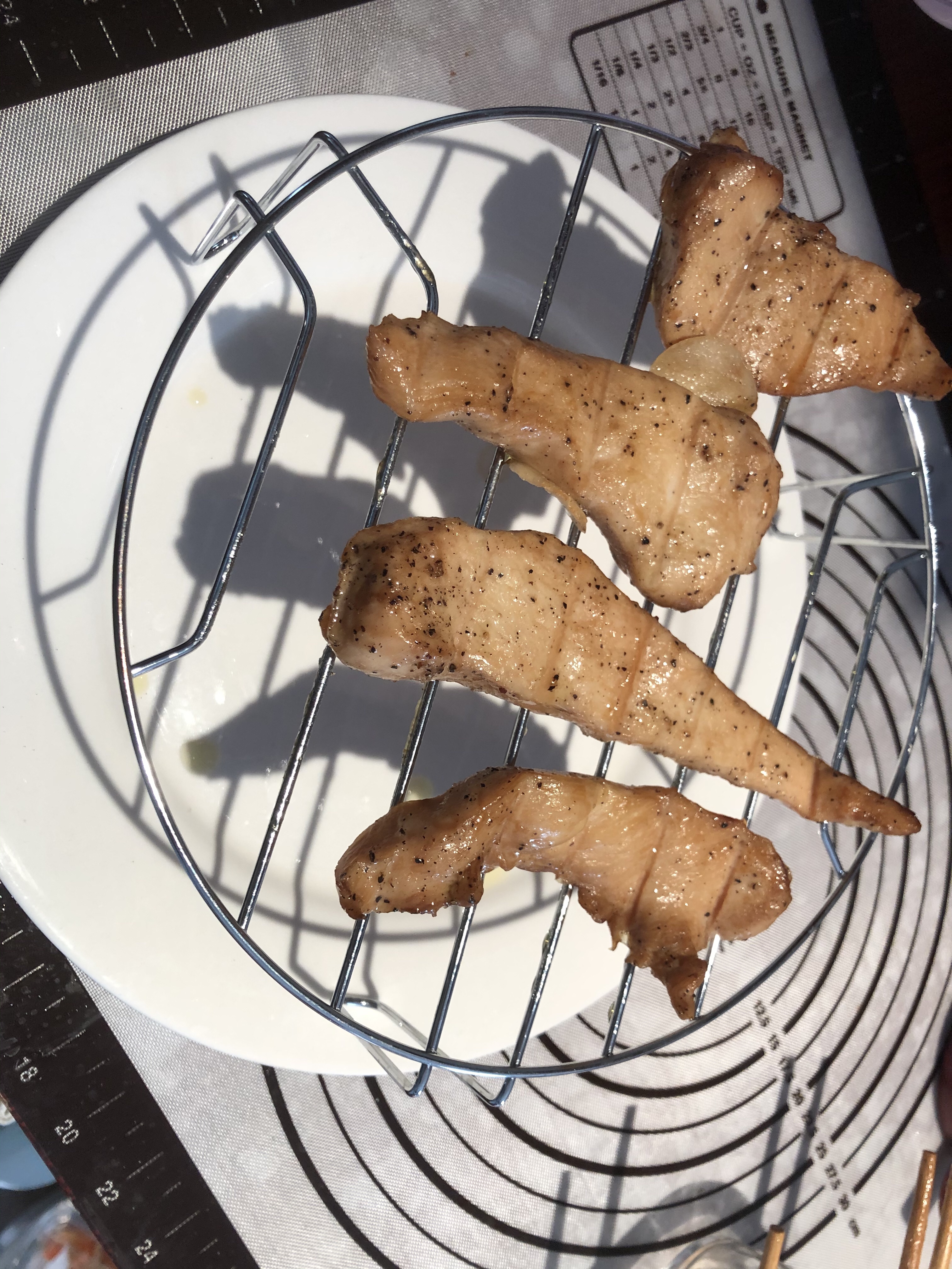 微波炉菜谱：光波烤鸡胸的做法