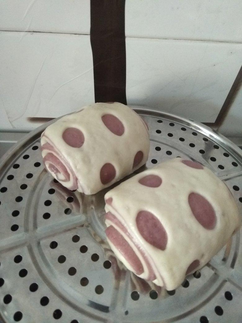 小清新波点馒头