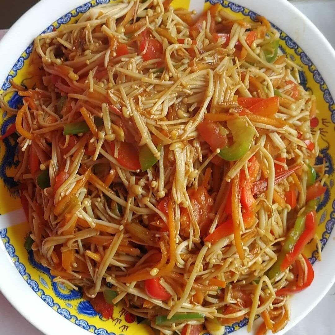 爱理不理呐做的素炒金针菇