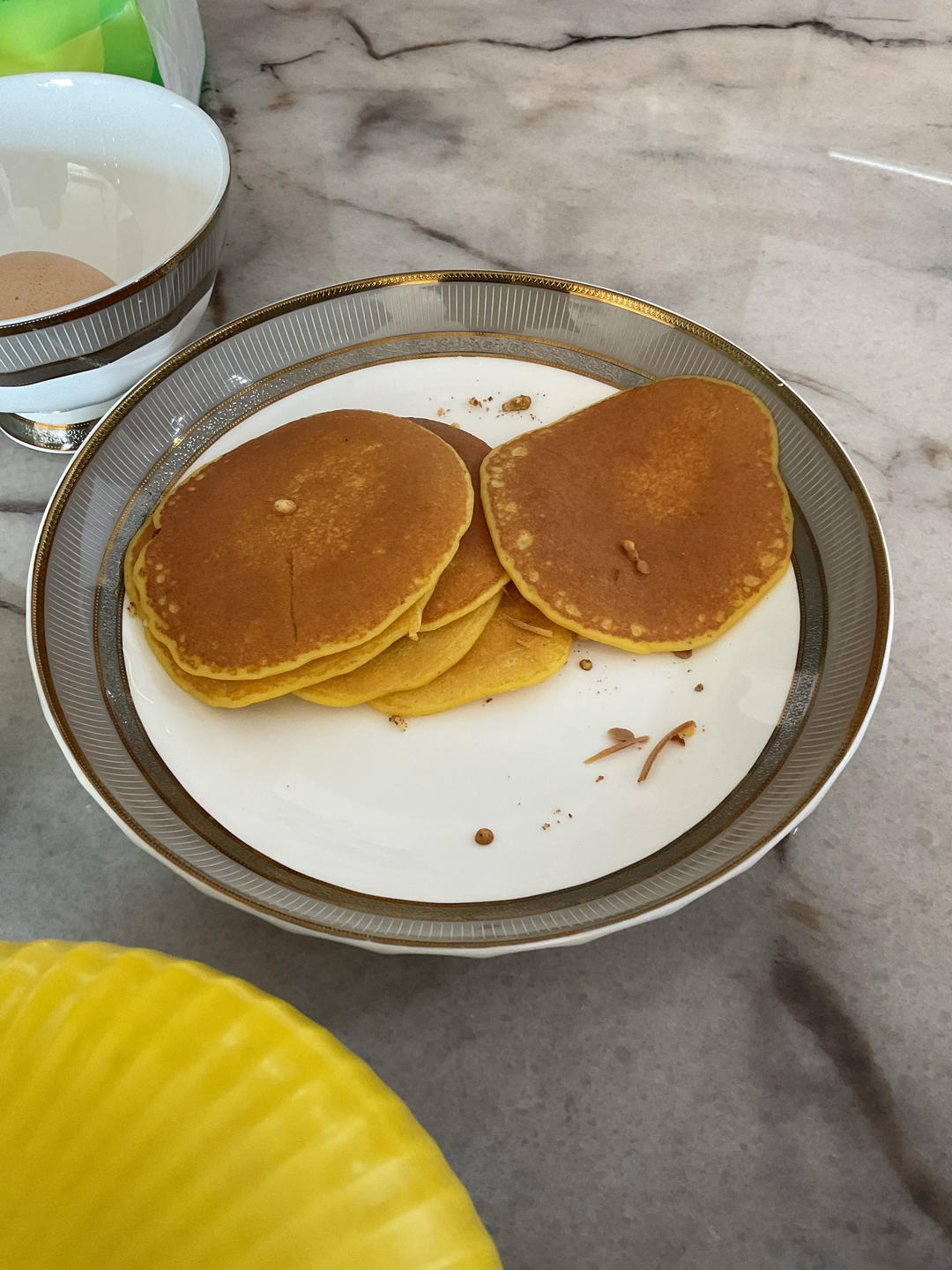 🌸宠早餐～鸡汤饭～奶香玉米饼
