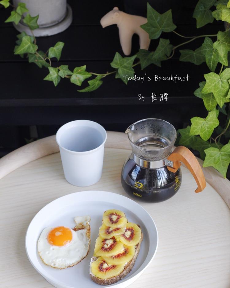 长脖，起床吃早饭