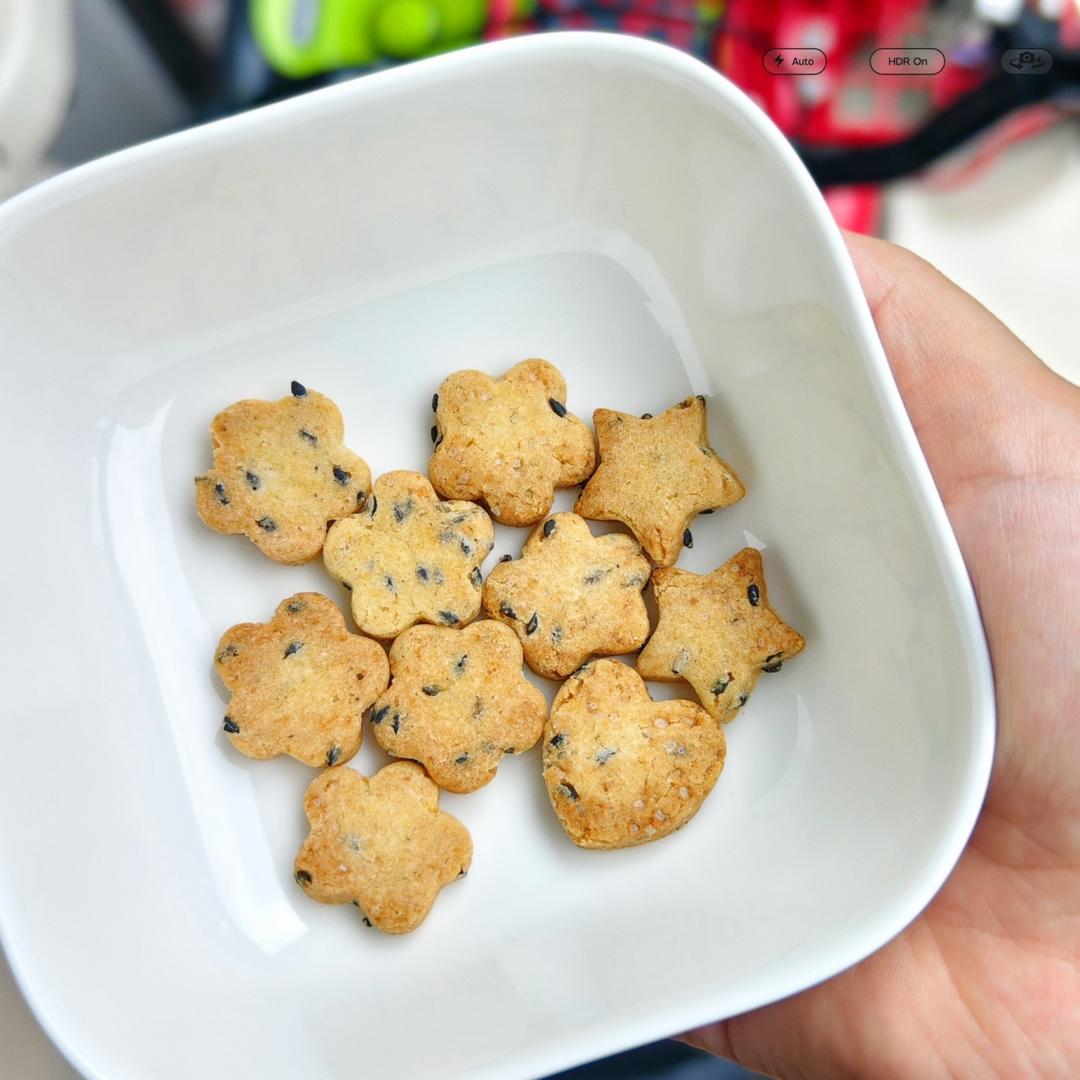 低蛋白芝麻小饼干（原创）