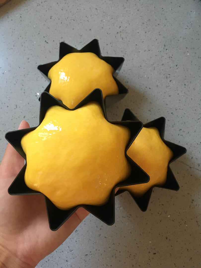 金灿灿南瓜星星面包