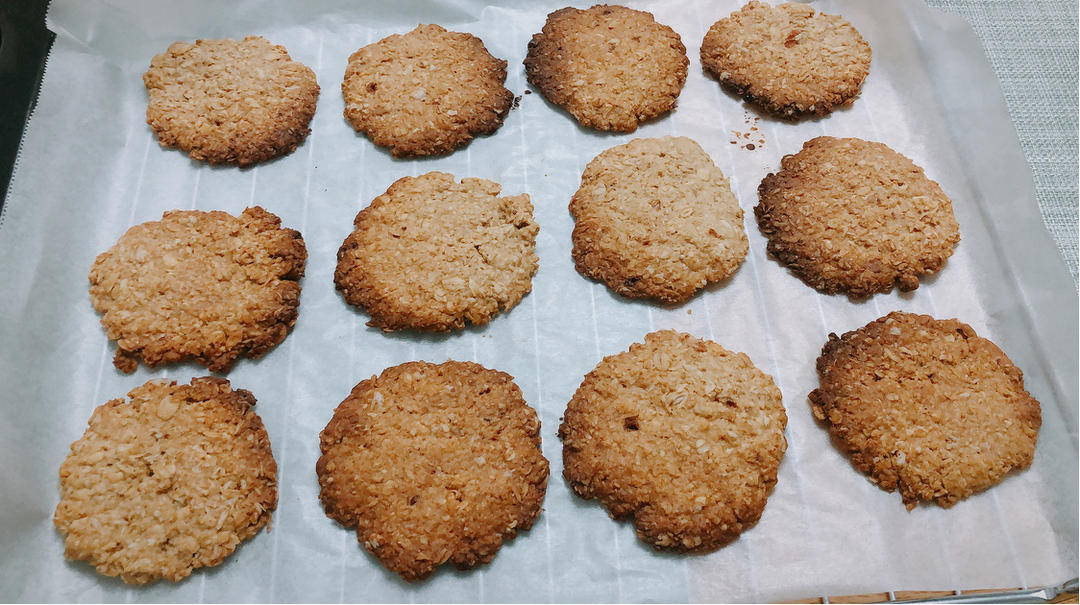 🔥酥掉渣的燕麦饼干🍪