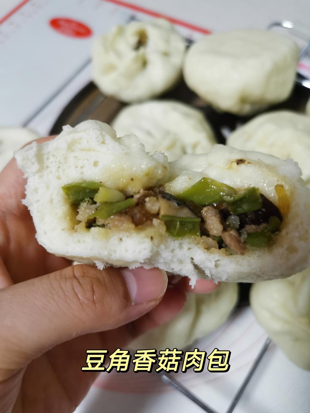 简易版豆角酱肉包