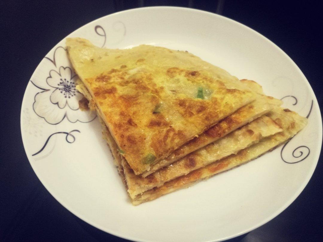 鸡蛋葱油饼                  （更新饼坯保存方法）