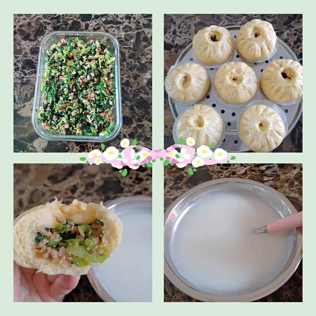 脆嫩、多汁、鲜绿~青菜菌菇包的秘密详解