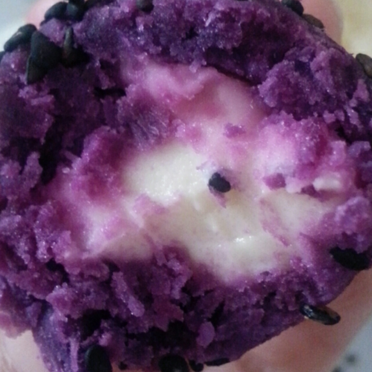 紫薯芝士球