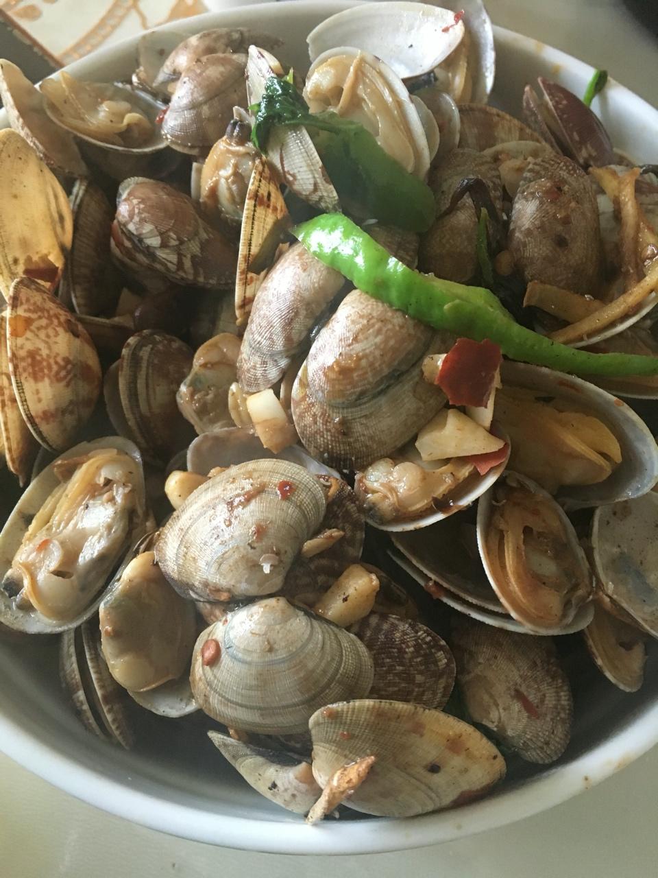 辣炒花蛤（进味秘诀，看这里）