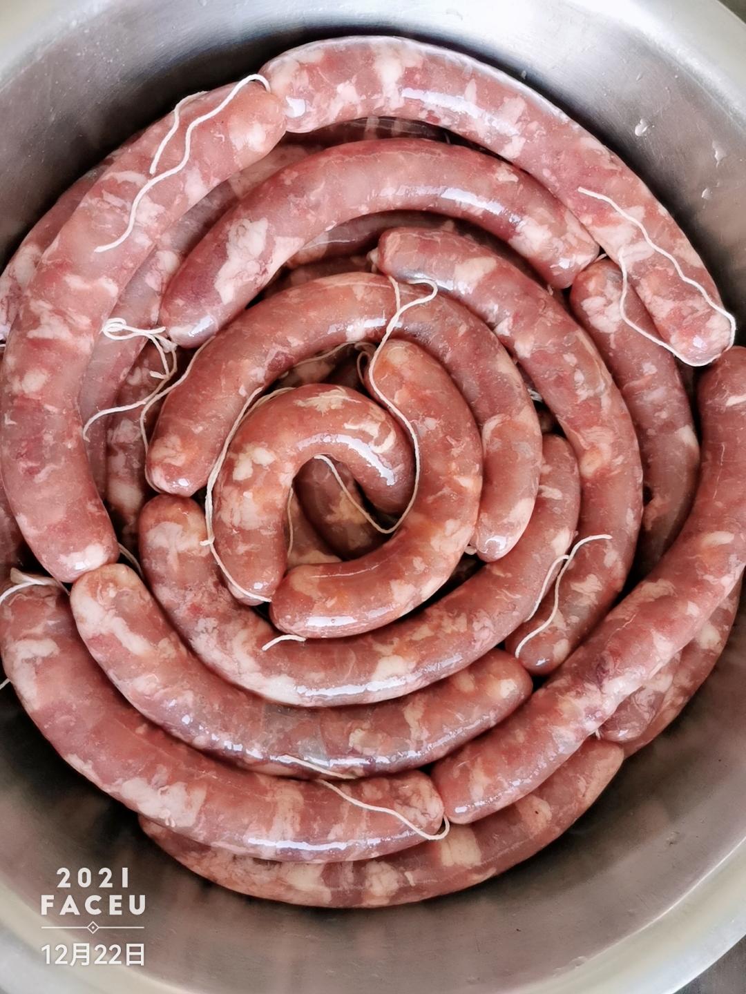 超好吃的广式腊肠