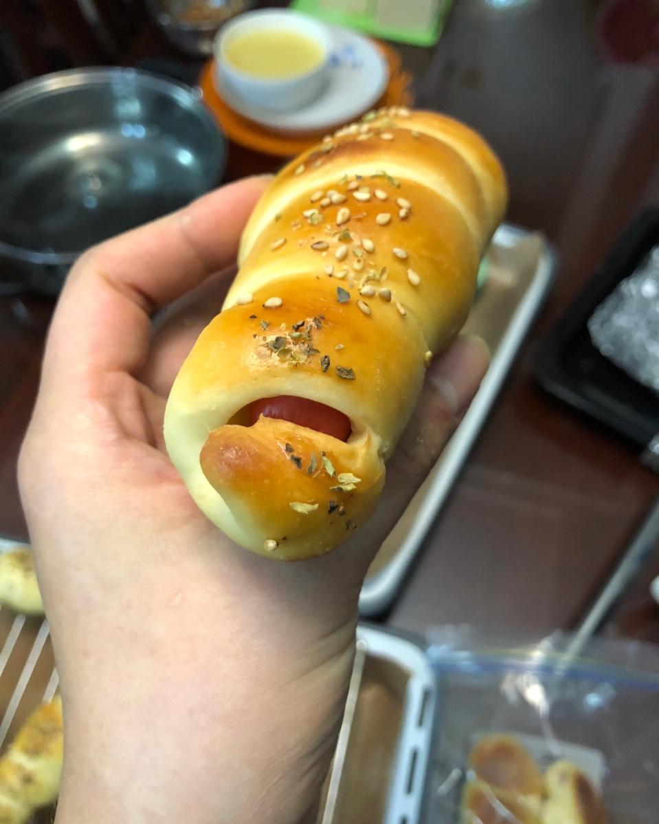热狗面包卷
