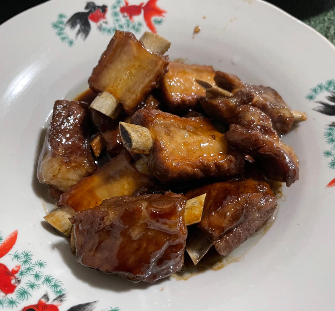 糖醋排骨/糖醋小排（不放油）（12345口诀做出正宗上海本帮）