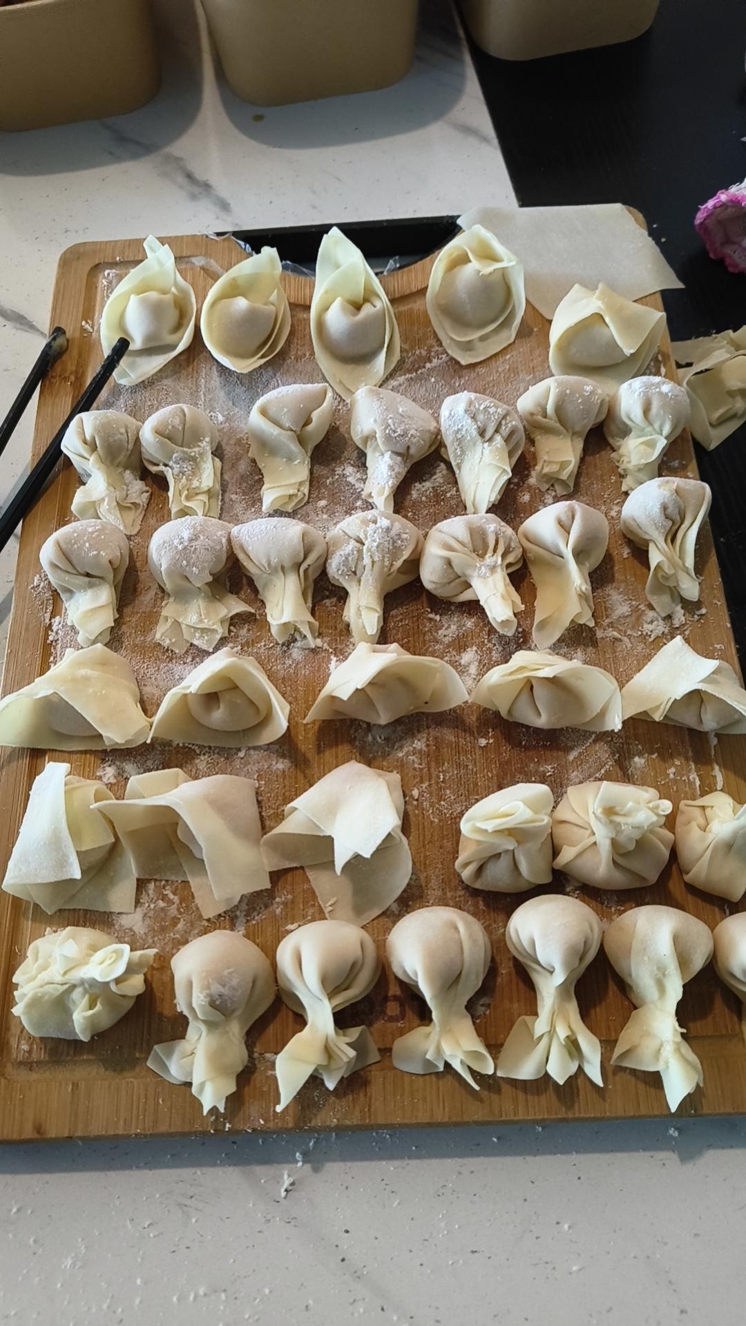 六种馄饨的包法