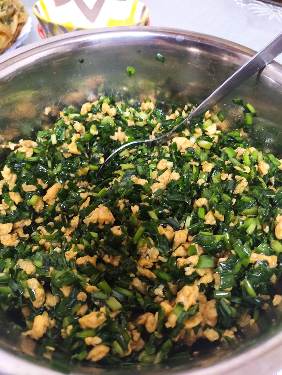 经典的韭菜鸡蛋馅儿饺子 怎么吃都不会腻