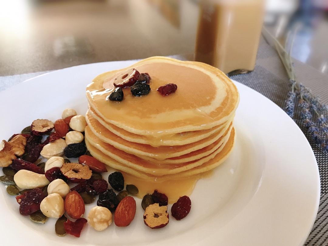 超级简单pancake【无黄油健康版】