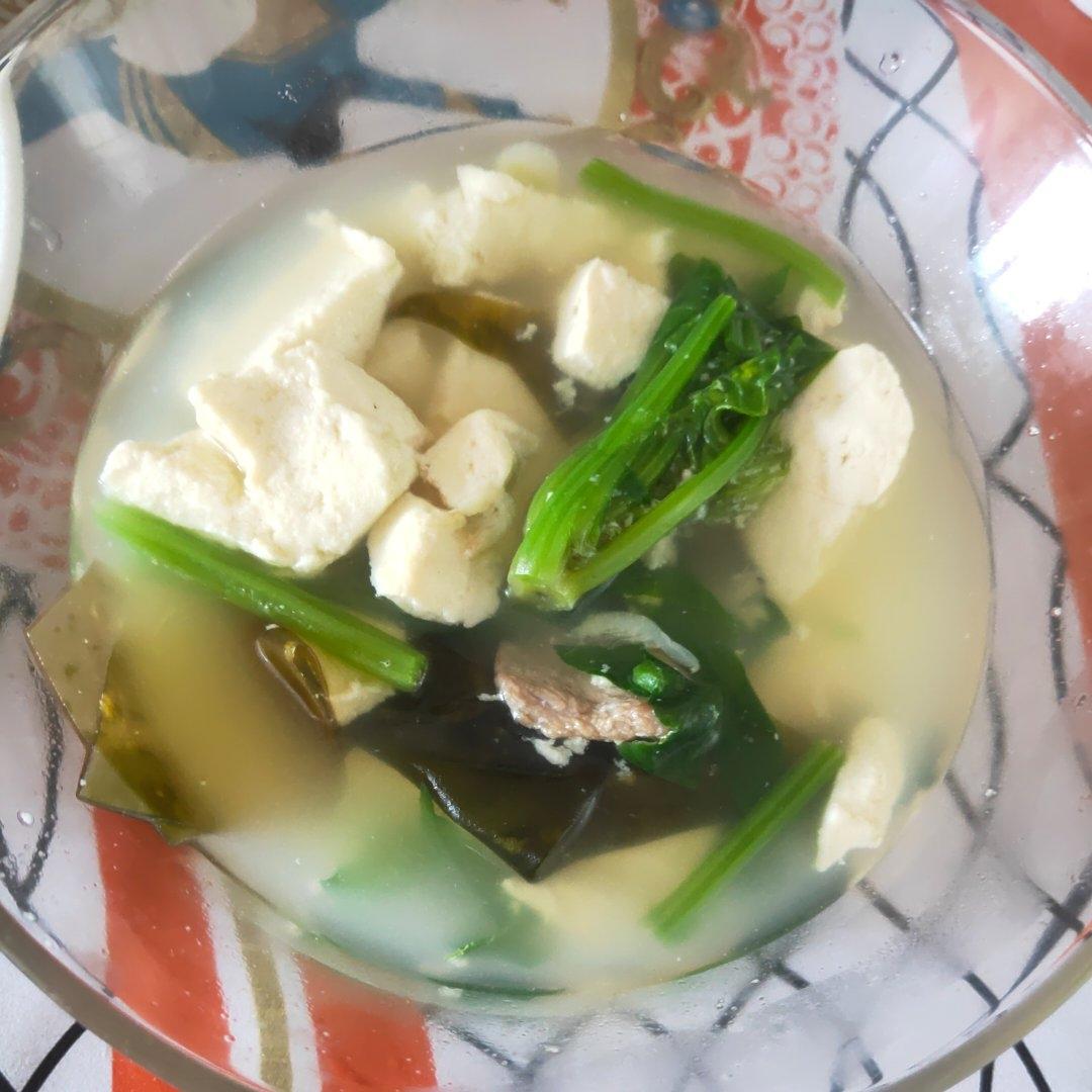 简单菠菜豆腐汤