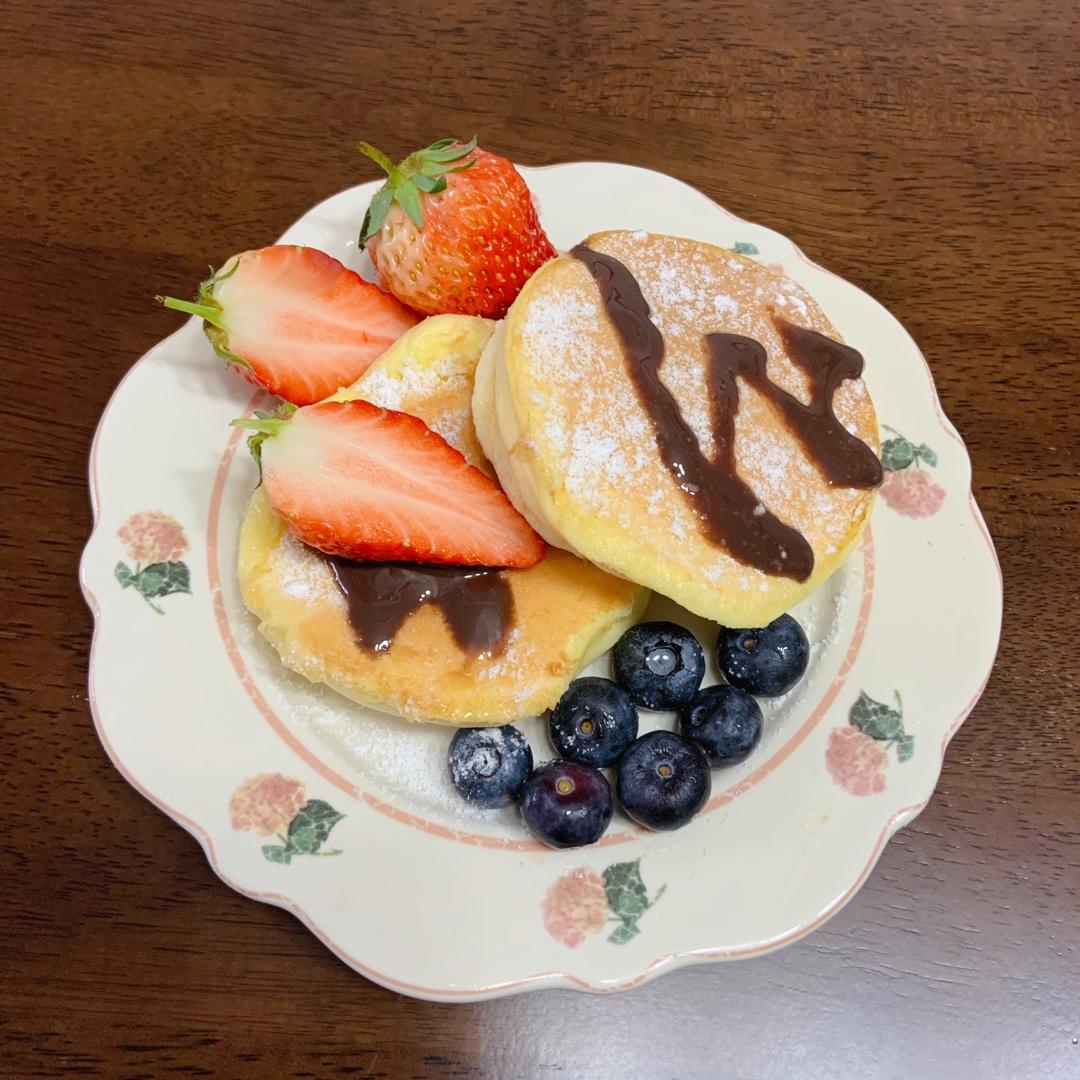 原味无油日式舒芙蕾厚松饼