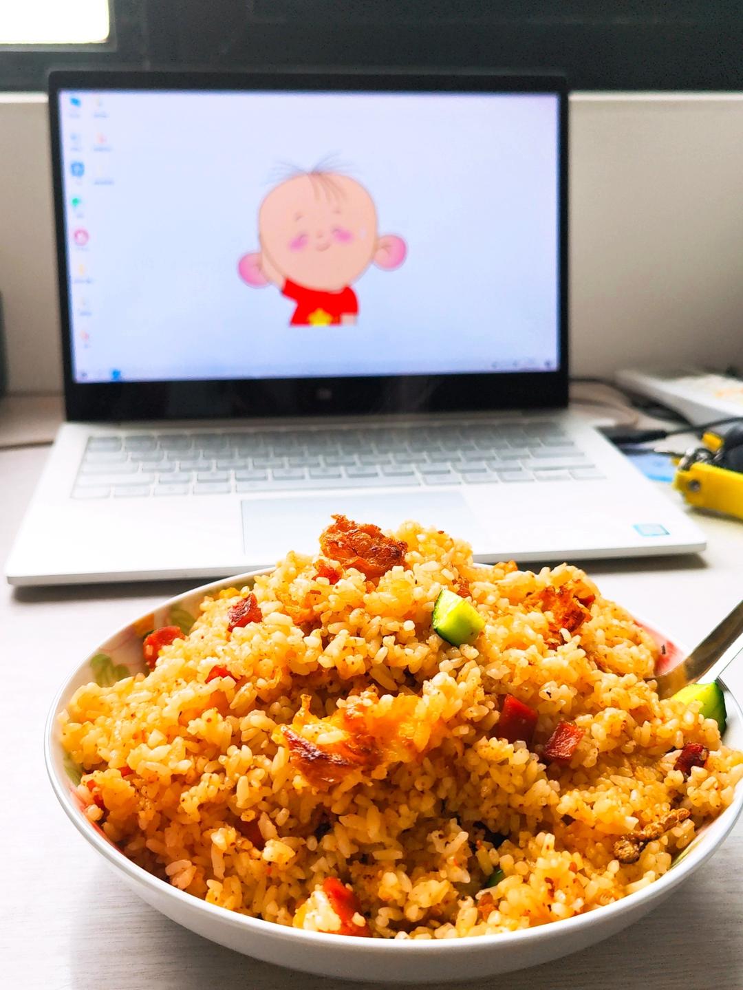 极速粒粒分明蛋炒饭