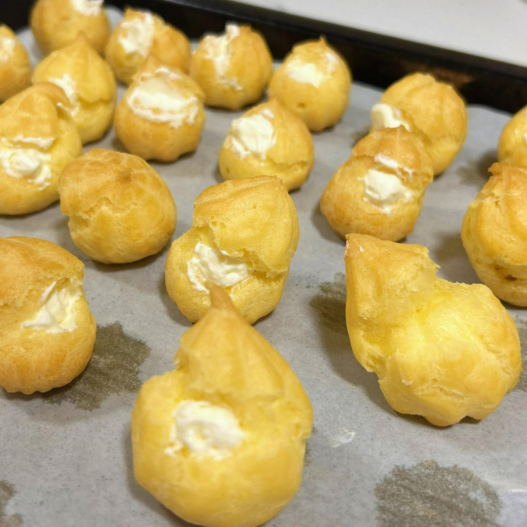 成功率高！！！超好吃的奶油泡芙