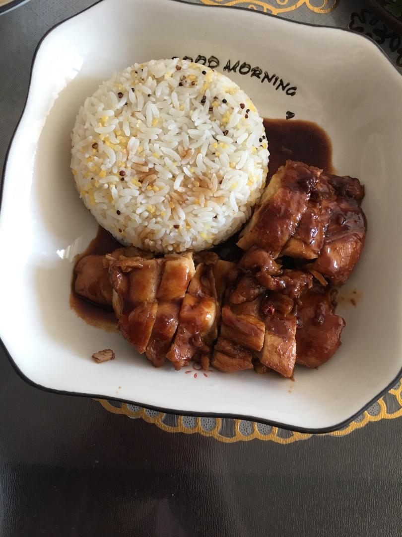 照烧鸡腿饭