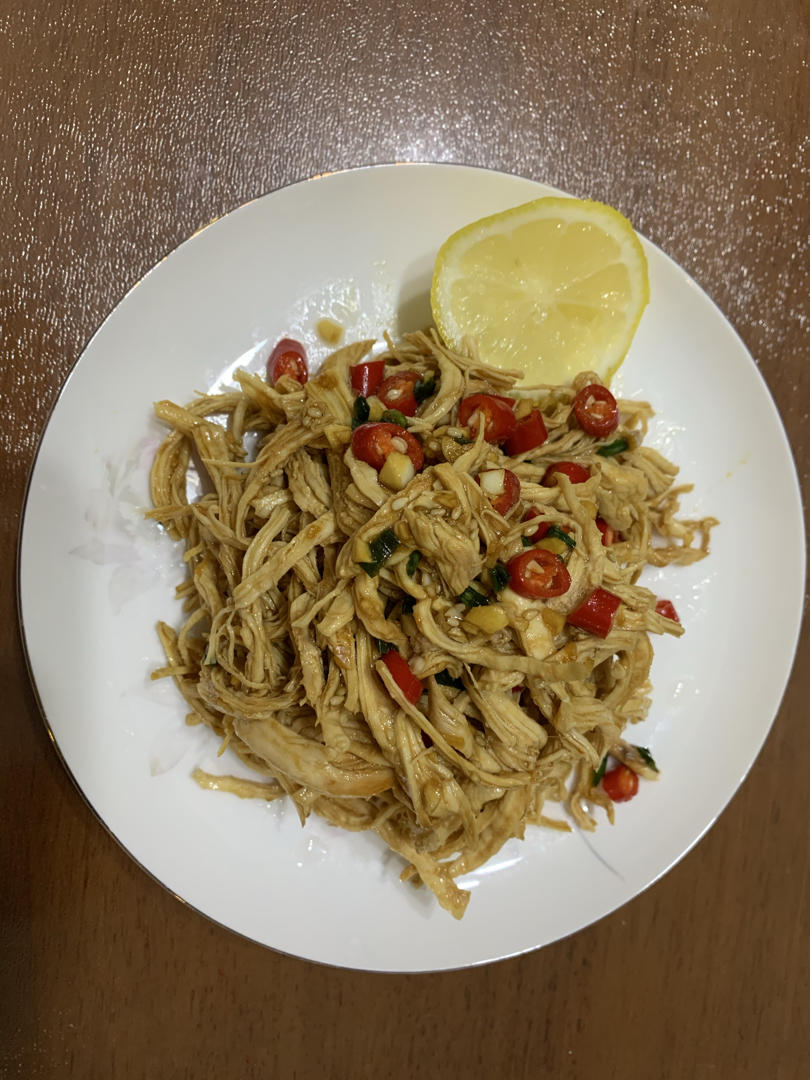 ✅ 第6道快手低脂菜✨清爽美味的柠檬鸡丝🍋鸡胸肉满分吃法💯