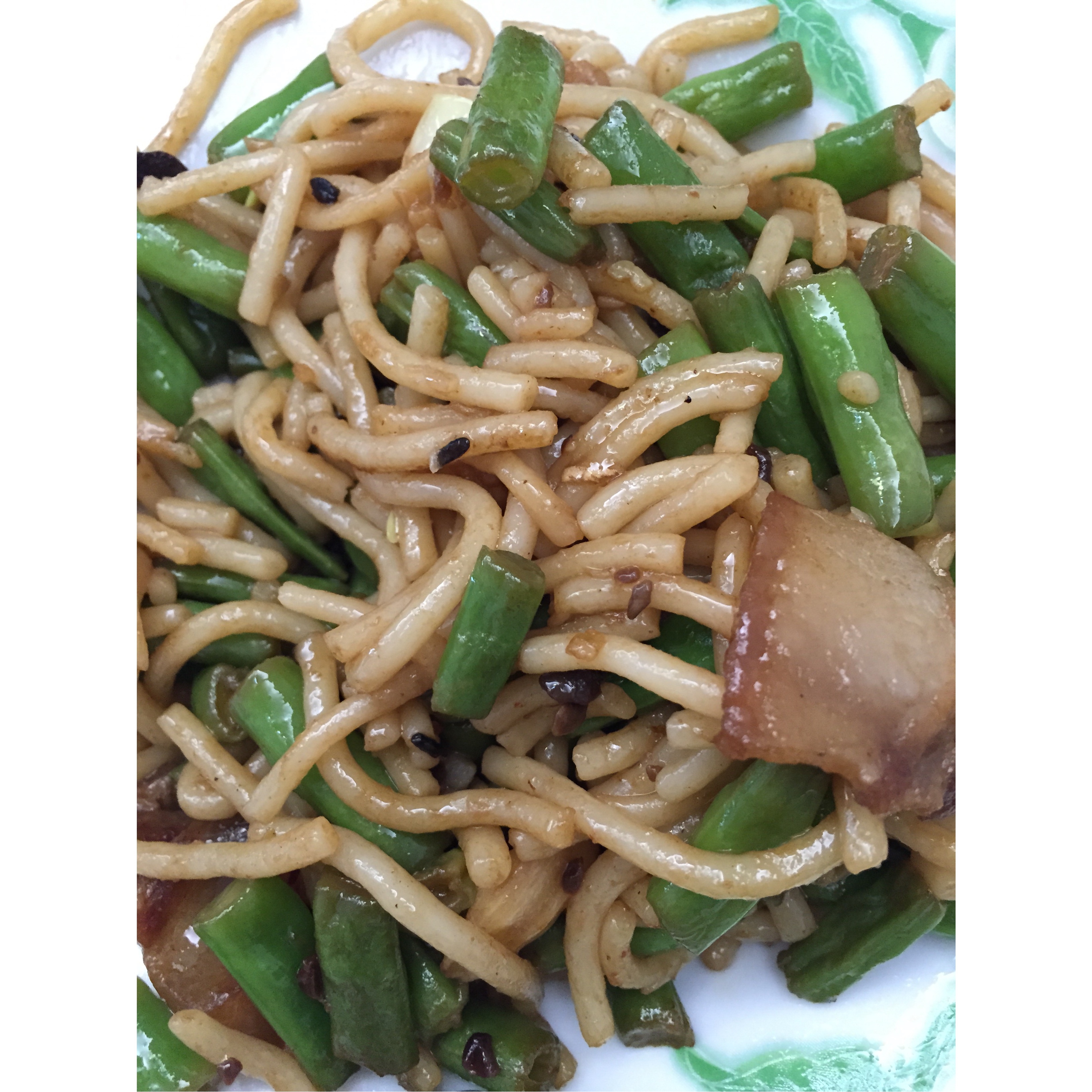 芸豆焖面（附万能的腌肉不老的办法）
