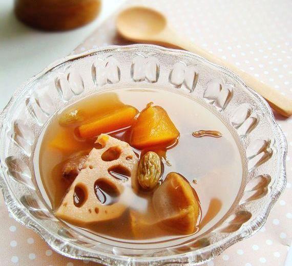 木瓜莲藕栗子甜汤的做法