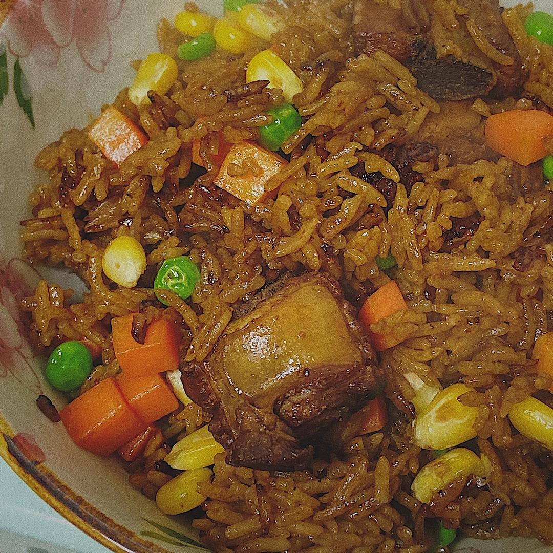电饭锅版排骨焖饭