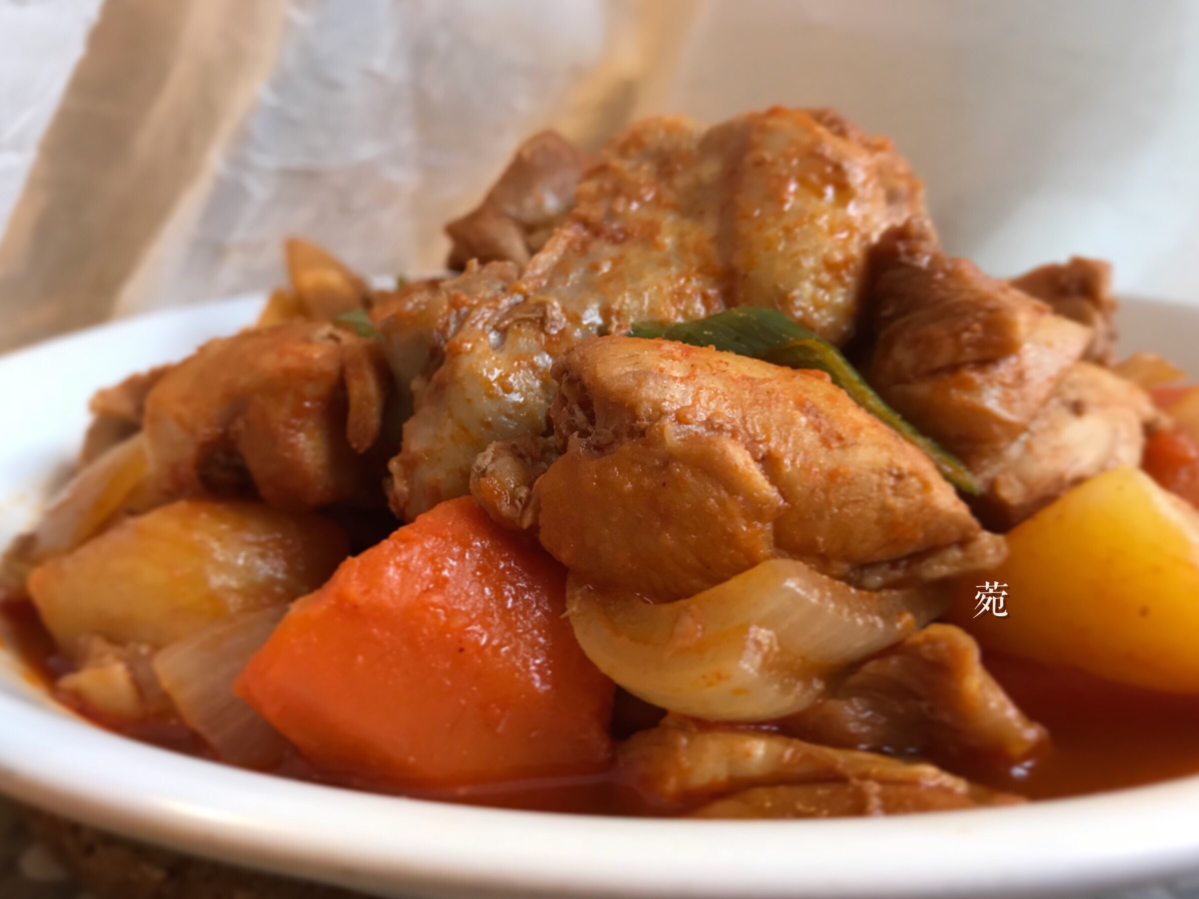 太容易太满足！【三时三餐】Echef的韩式辣炖鸡块 닭볶음탕的做法
