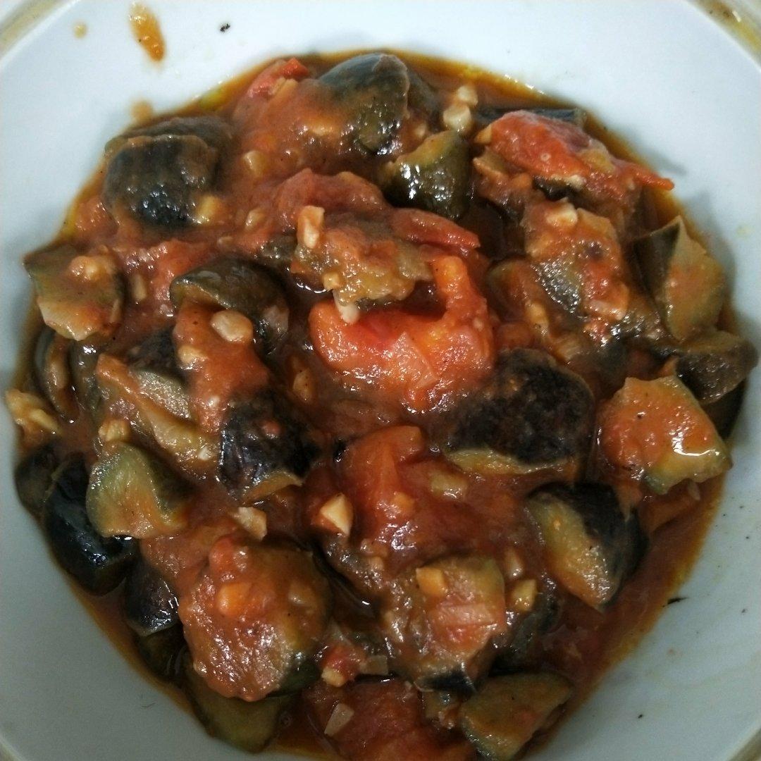 西红柿烧茄子