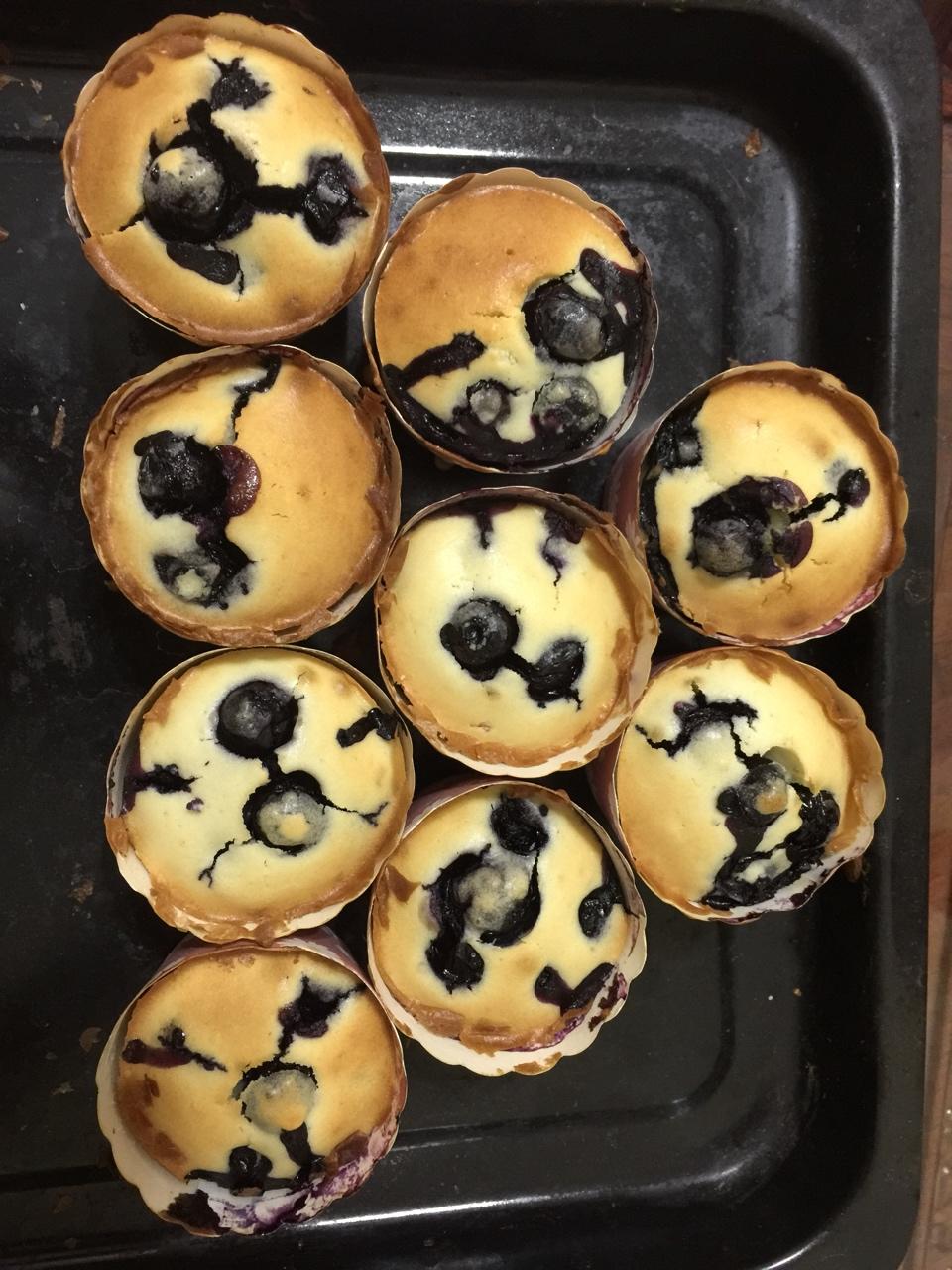 蓝莓玛芬蛋糕 Blueberry Muffin