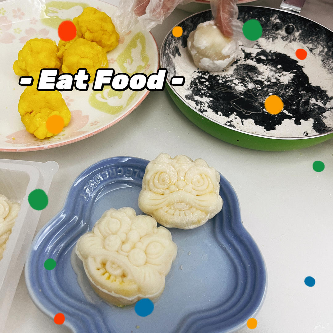 冰皮月饼(不会被腻到的奶黄馅)