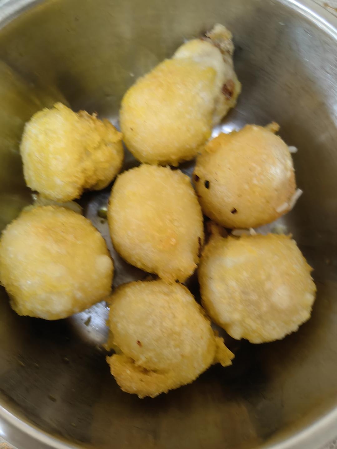 空气炸锅版的粘豆包