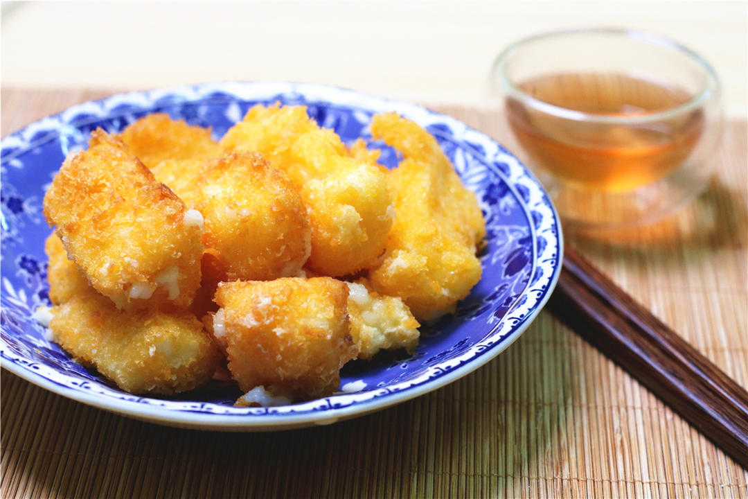 自制正宗顺德著名小点心炸牛奶的做法