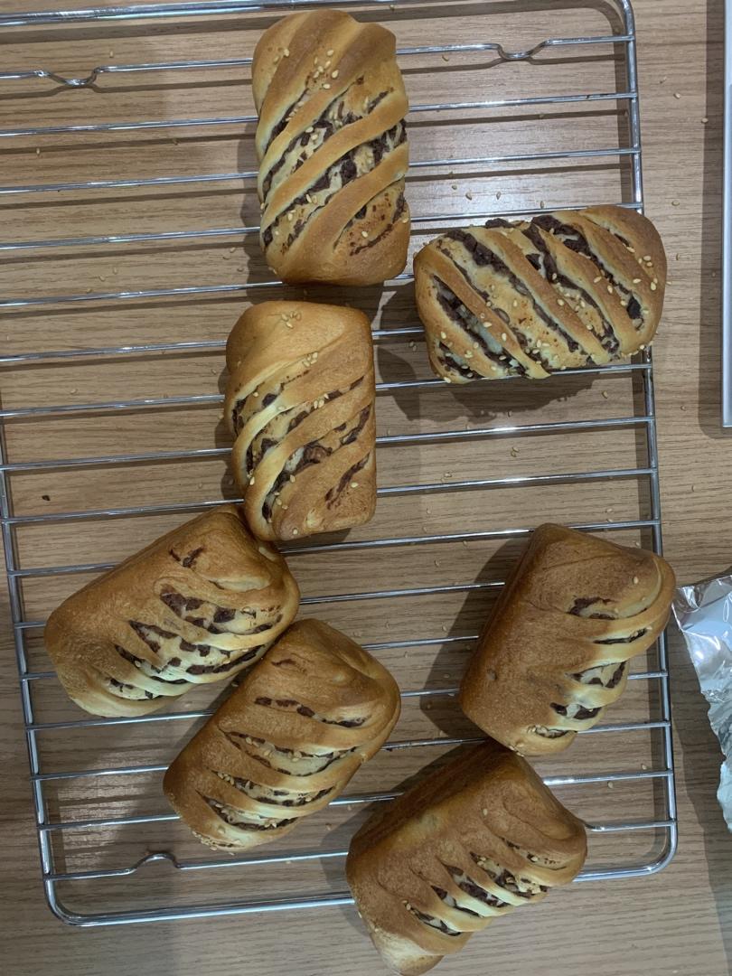豆沙造型小面包